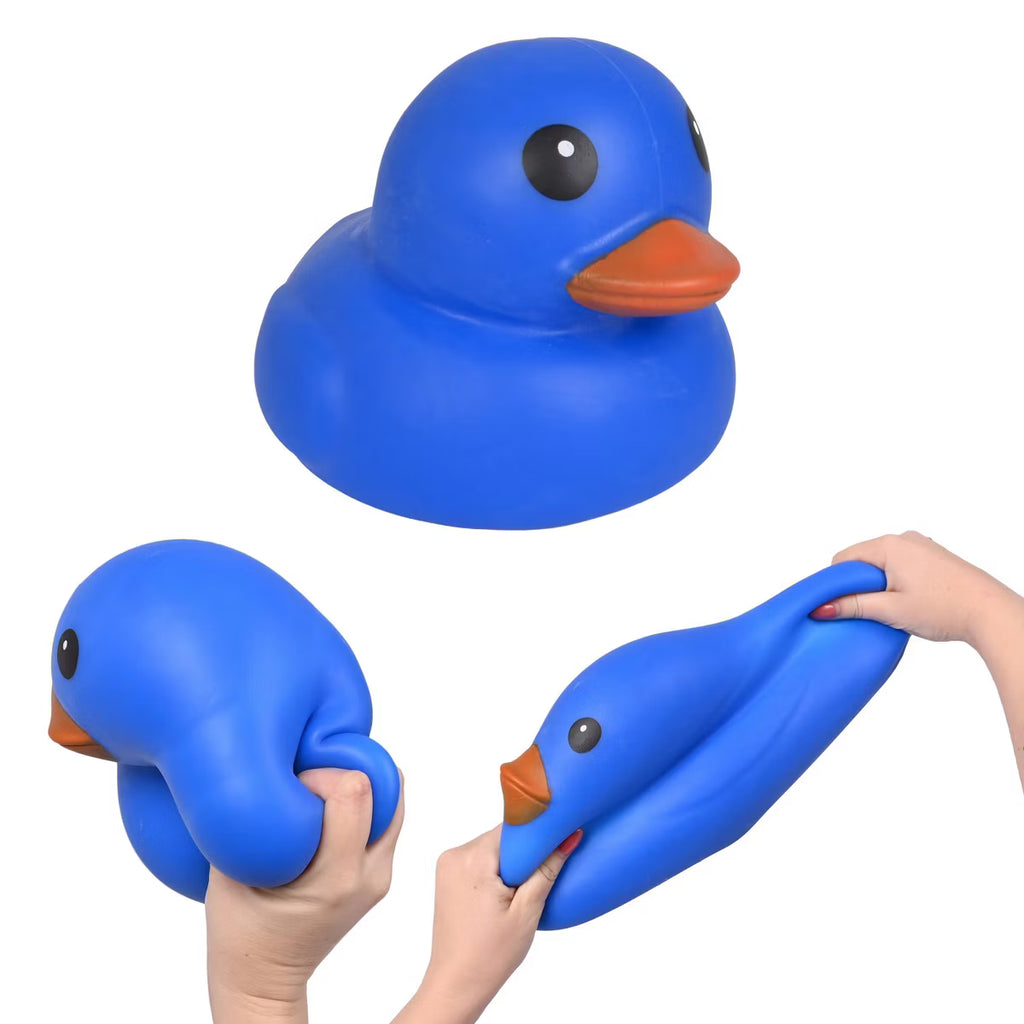 Blue Squishy Duck Stress Toy