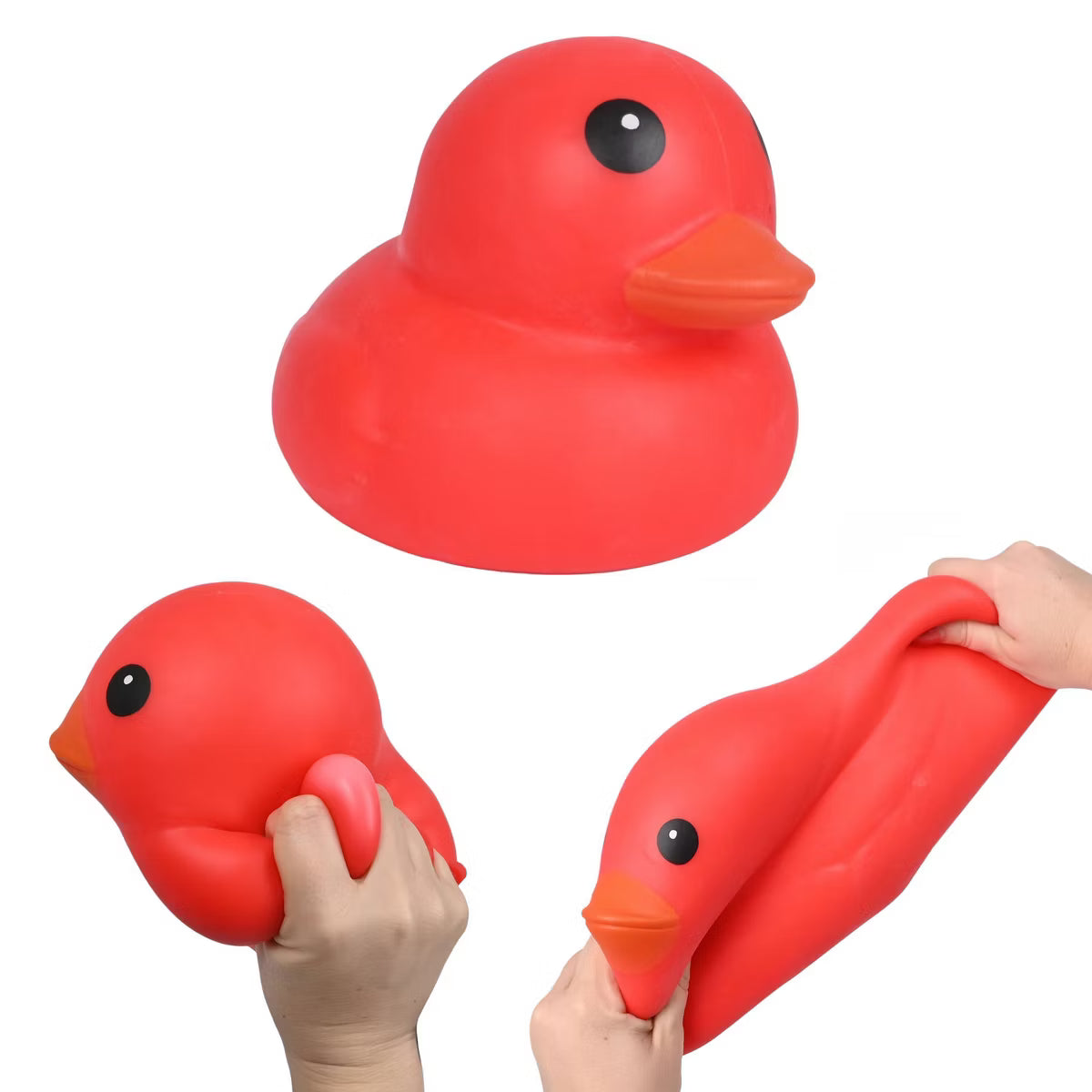 Red Squishy Duck Stress Toy