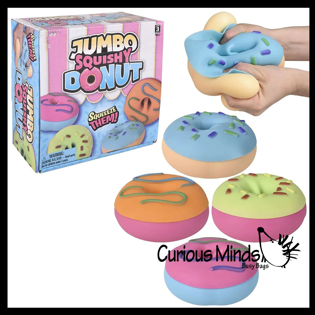 JUMBO Doh Filled Donut w/ Removable Frosting